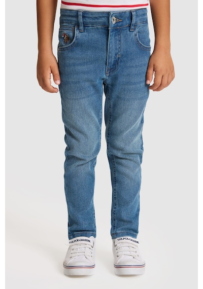 U.S. Polo Assn. Erkek Çocuk Mavi Jean Pantolon 50330019-dn0021 Lıght Blue