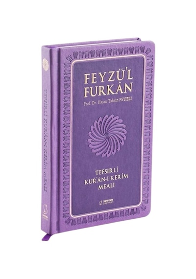 Feyzü'l Furkan Tefsirli Kuranı Kerim Meali Lila (Cep Boy-Sadece Türkçe Meal-Kalın Cilt)