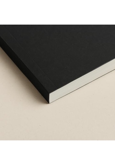 A5 Çizgili Not Defter 64 Yaprak 90 Gr. Ivory Kağıt Ofis Için Ideal Plan Siyah Kapak