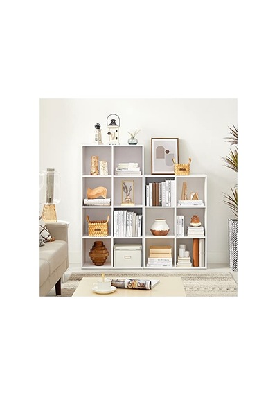 65,5 X 97,5 X 30 Cm Ahşap 6 Bölmeli Kitaplık Abanoz - Beyaz 65,5 X 97,5 X 30 Cm Ahşap 6 Bölmeli Kitaplık Abanoz - Beyaz