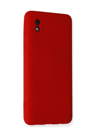 Samsung Uyumlu Galaxy A01 Core Uyumlu Kılıf Nano İçi Kadife Silikon - Kırmızı
