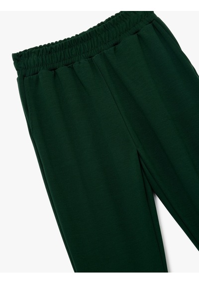Koton Yüksek Bel Rahat Kalıp Şardonlu Jogger Eşofman Altı Yeşil 6wak40214nk Yeşil Koton Yüksek Bel Rahat Kalıp Şardonlu Jogger Eşofman Altı Yeşil 6wak40214nk Yeşil