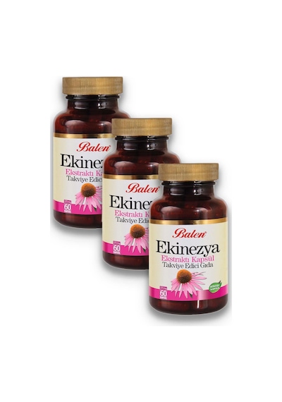 Balen Ekinezya Ekstraktı Kapsül 375 MG 60 Kapsül 3 Adet