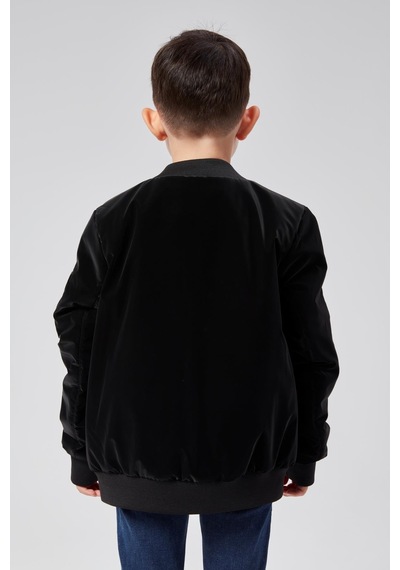 Erkek Çocuk Bomber Ceket 51319 Siyah