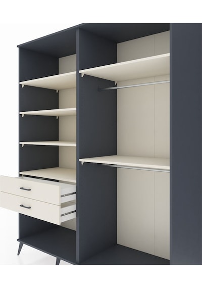 Kronos Gardrop 6 Raflı 2 Çekmeceli 2 Askılı 176x59x221 Antrasit-aytaşı Aytaşı Kronos Gardrop 6 Raflı 2 Çekmeceli 2 Askılı 176x59x221 Antrasit-aytaşı Aytaşı