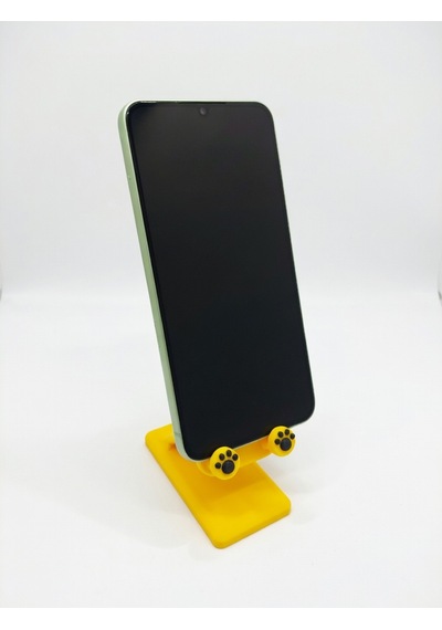 Pati Ve Ayı Tasarımlı Sevimli Telefon Standı - Sarı - Çocuklara/hayvanseverlere