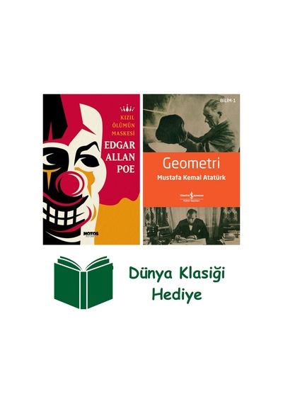 Kızıl Ölümün Maskesi + Geometri + Dünya Klasiği Hediye