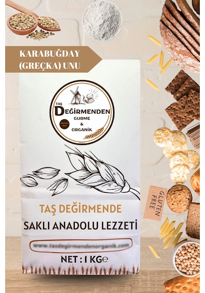 Karabuğday (Greçka) Unu (Gluten İçermez) - 1 Kilo