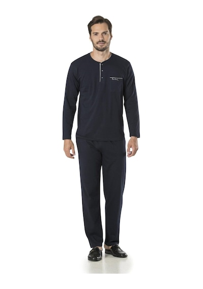 Pierre Cardin 5595 Erkek Çeyizlik Triko Ropdöşambır Pijama 5'li Set Takım 001
