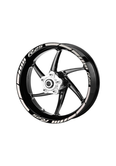 Deeb Yamaha R25 Jant Şeridi Beyaz Beyaz Model X N11.76351