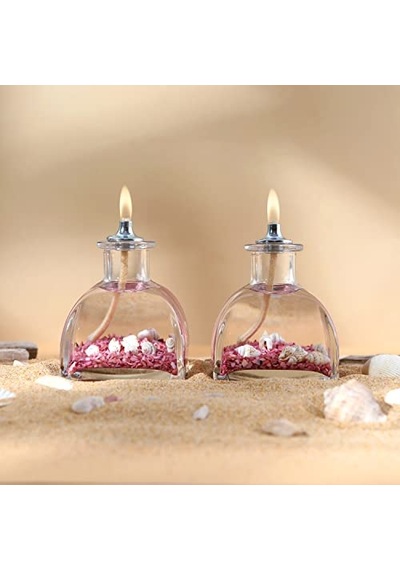 Ocean Lilac Dekoratif Kandil Mum 2'li Set Çok Renkli