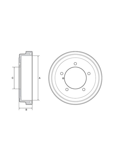 DELPHI BF531 Fren Kampanası Arka Suzuki Grand Vitara 220Mm Option 05/17