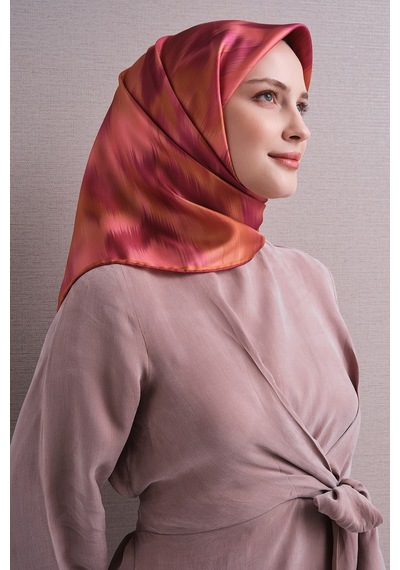 Armine Sura İpek Eşarp 2026-2027 - Sonbahar Kış-asm9605 Sıklement-sarı