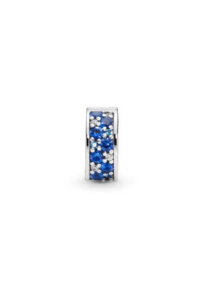 Mavi Pavé Klipsli Charm