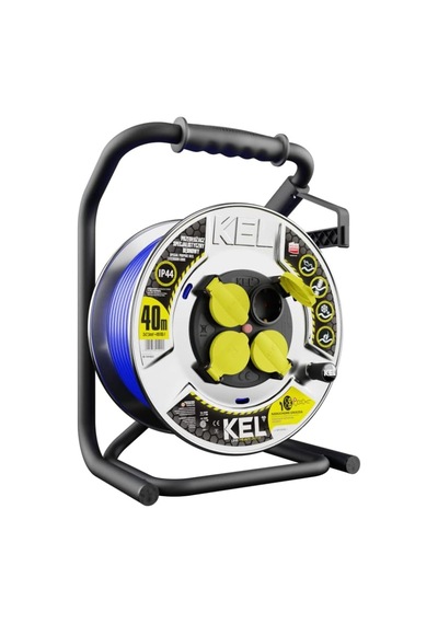 Preis-zone Kel 99463 Ağır Hizmet Tipi Uzatma Kablosu 40m, 3x2.5 Mm2