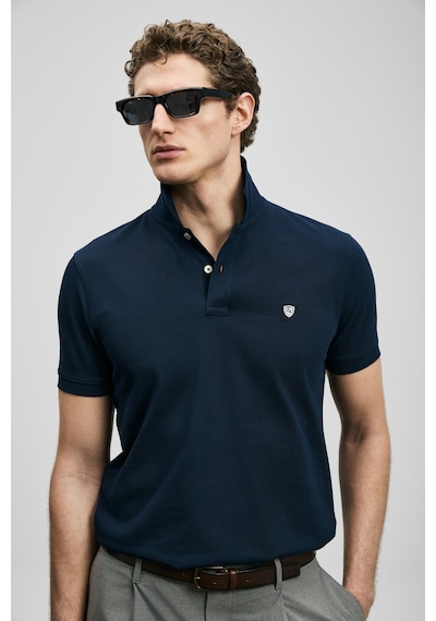 Lufian Laon Smart Erkek Polo Tişört Lacivert Lacivert 111040230100200