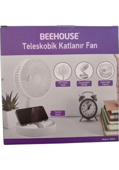Teleskobik Katlanır Fan