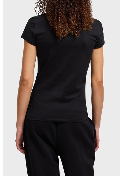 Armani Exchange Bayan T Shirt Xw000386 Af10354 Uc001 Siyah Siyah