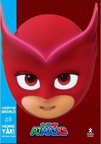 Maskeni Tak - Pjmasks Baykuş Kız - Boyama Kitabı- Doğan Çocuk