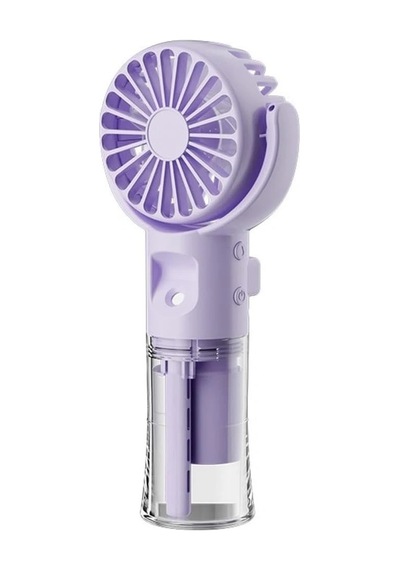 Mini El Fanı-04 F4 Su Damlacık Püskürtmeli Mor