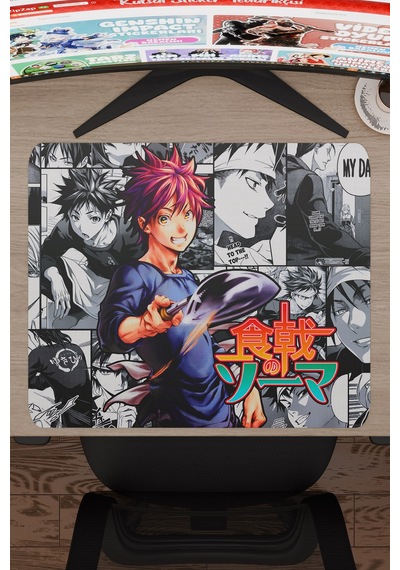 Food Wars Anime V2 - 48x40 Xl Gaming Kauçuk Kaymaz Taban Mouse Pad Fare Altlığı