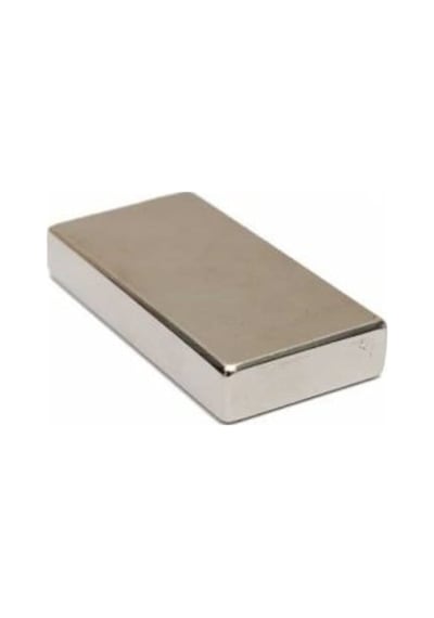 Hdg Güçlü Neodyum Mıknatıs 40x20x5 Mm 1 Adet