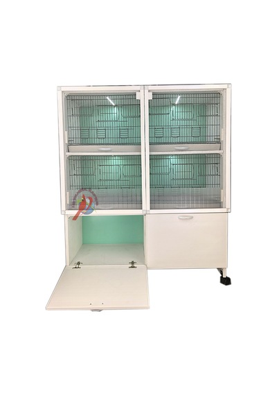 İstanbul Kafes Model 4D Pvc Kuş Dolabı