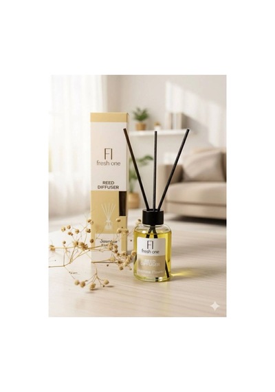 Yasemin Çiçeği Jasmine Flower Çubuklu Oda Kokusu 110 Ml Kalıcı Ferah Dekoratif Ev Ofis Ortam Kokusu %100 Yayılım Çiçeksi