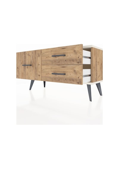 Arges Şifonyer 3 Çekmeceli 88x30x48 Çam-aytaşı/çam Aytaşı/çam
