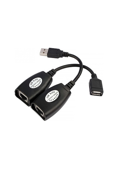 Triline Usb2.0 Rj45 Extender Uzatma Kablosu Cat5-Cat6 Uzatıcı