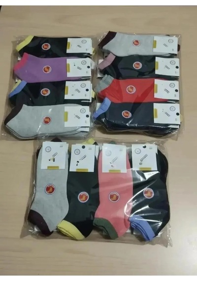 Efemicgiyimstore Bayan Kışlık Bilek Kısmı Renkli Termal Havlu Çorap 12'li Paket Paketler Karışık Renklidir Çok Renkli Efemicgiyimstore Bayan Kışlık Bilek Kısmı Renkli Termal Havlu Çorap 12'li Paket Paketler Karışık Renklidir Çok Renkli