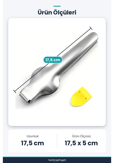 Profesyonel Metal Kestane Çizici Pense Gümüş