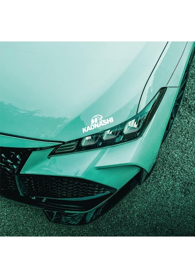 Kaonashı Japon Otomobil Sticker Jdm Sticker Motosiklet Araba Laptop Sticker Yapışkanlı Folyo Sarı
