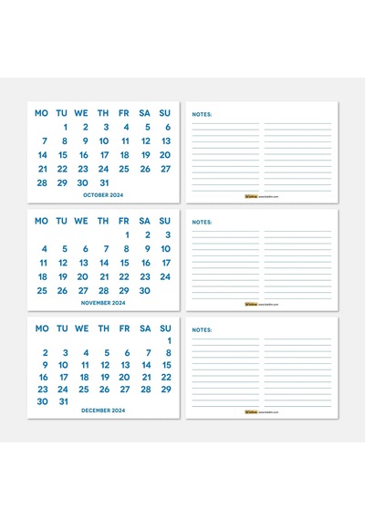 2027 Takvimi, 2027 Masa Takvimi Mavi Renk, 2027 Calendar, 2027 Desk Calendar Blue Color
