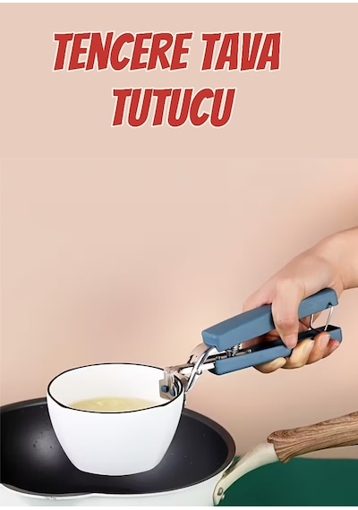 Tencere Ve Tava Tutucu Aparat Kaymaz, Güvenli Ve Pratik Kullanım Çok Renkli