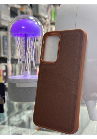 Samsung A54 5/g Uyumlu Deri Kartlıklı Kılıf