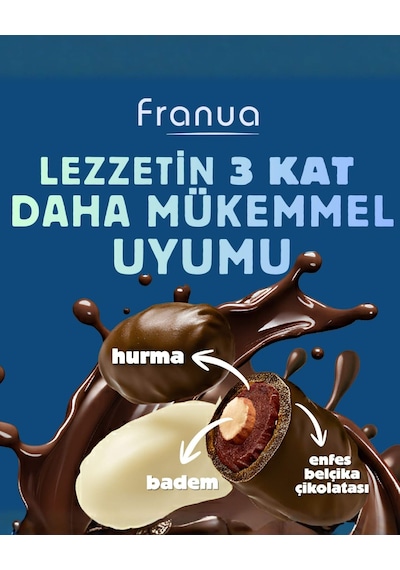 Franua Çikolatalı Bademli Hurma Mix125 Gr 125 G