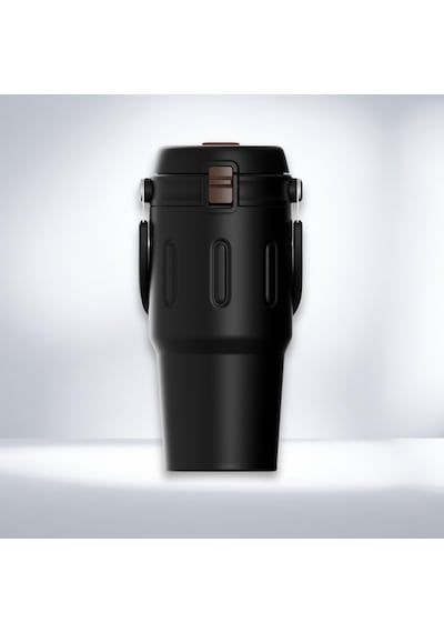 Paslanmaz Çelik Termos 650 Ml -sızdırmaz Kapak,geniş Ağızlı Siyah