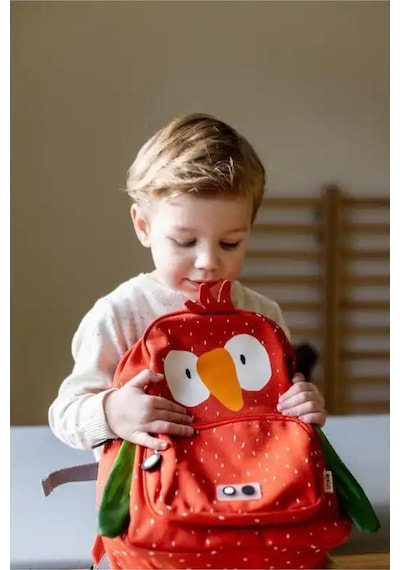 Mr. Parrot Anaokulu Çantası - Çocuk Okul Sırt Çantası - 23x31x10cm - 90-227-12292 Çok Renkli