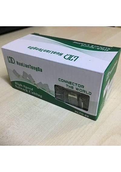 Platoon Rj 45 Metal Jak Konnektör 8p8c 100 Adet Metal Cat6 Uç Rj45
