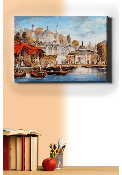Webstyle Sayılarla Boyama Seti Kasnaklı Zamanlar Istanbul 40 X 50 Cm