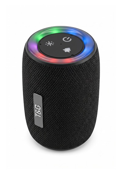 Taşınabilir Kablosuz Bluetooth Hoparlör Rgb Led Işıklı / Fm Radyolu Tg-434