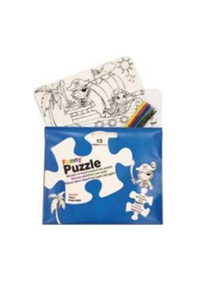 Funny Mat Washable Puzzle - Korsan Adası