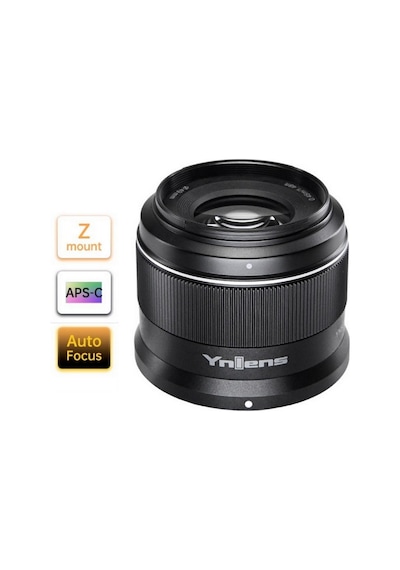 Yongnuo 50mm F/1.8Z DA DSM APS-C Nikon Z Mount Uyumlu Otofokus Prime Lens