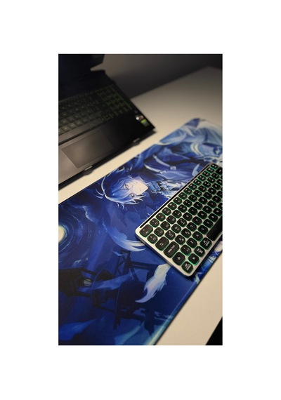 Flins Genshin Impact Anime Oyuncu V2 - 70x30 Xl Gaming Mouse Pad Fare Altlığı