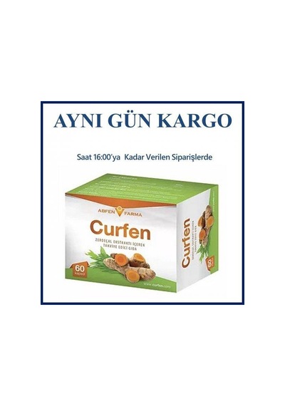 Curfen Zerdeçal İçeren Takviye Edici Gıda 60 Table