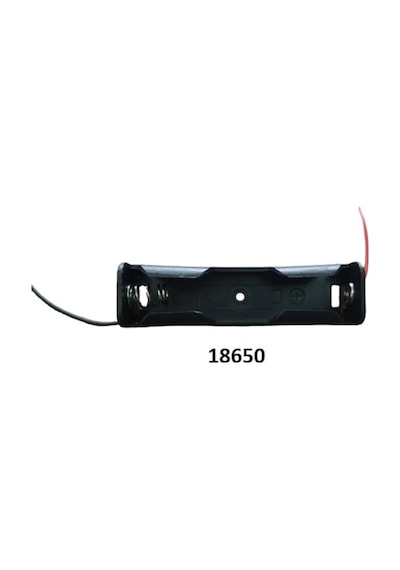 18650 Kablolu Pil Yuvası