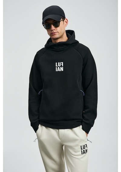 Lufian Snow Erkek Sweatshirt Siyah Siyah 112030183100100 Siyah