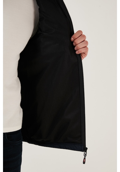 Buratti Suya Ve Rüzgara Dayanıklı Kapüşonlu Softshell Erkek Mont 5855045 Lacivert
