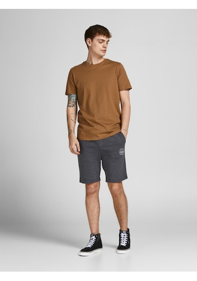 Jack & Jones Erkek Şort 12182595-dark-grey Gri